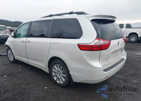 2017 Toyota Sienna Xle Premium 7 Passenger z USA, uszkodzony, nr VIN 5TDDZ3DC8HS169754